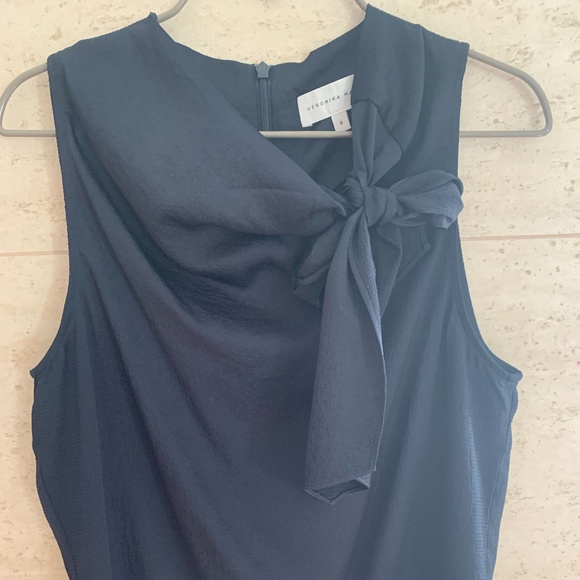 Veronika Maine Black Tie Blouse - Picture 8 of 8